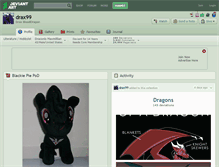 Tablet Screenshot of drax99.deviantart.com