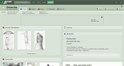 Desktop Screenshot of emma-gee.deviantart.com