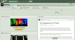 Desktop Screenshot of myartself.deviantart.com