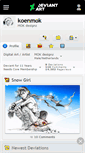 Mobile Screenshot of koenmok.deviantart.com
