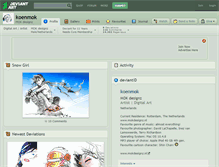 Tablet Screenshot of koenmok.deviantart.com