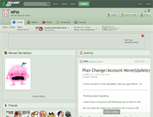 Tablet Screenshot of mfta.deviantart.com