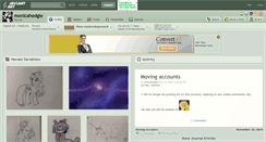 Desktop Screenshot of monicahedgie.deviantart.com