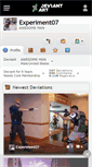 Mobile Screenshot of experiment07.deviantart.com
