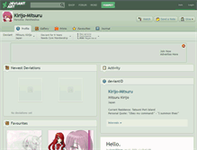 Tablet Screenshot of kirijo-mitsuru.deviantart.com