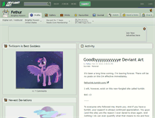 Tablet Screenshot of fethur.deviantart.com
