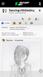 Mobile Screenshot of dancingwithdestiny.deviantart.com
