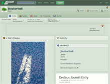 Tablet Screenshot of jtwolverine8.deviantart.com