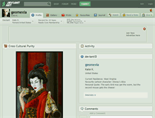 Tablet Screenshot of geomexia.deviantart.com