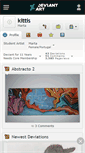 Mobile Screenshot of kittis.deviantart.com