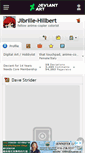 Mobile Screenshot of jibrille-hillbert.deviantart.com