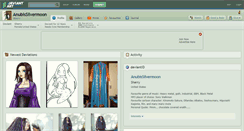 Desktop Screenshot of anubissilvermoon.deviantart.com