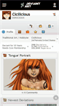 Mobile Screenshot of cicilicious.deviantart.com