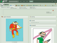 Tablet Screenshot of mancus.deviantart.com