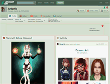 Tablet Screenshot of antartis.deviantart.com