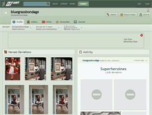 Tablet Screenshot of bluegrassbondage.deviantart.com