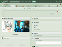 Tablet Screenshot of kechu.deviantart.com