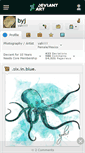 Mobile Screenshot of byj.deviantart.com