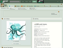 Tablet Screenshot of byj.deviantart.com
