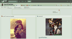 Desktop Screenshot of clawofthefallen.deviantart.com