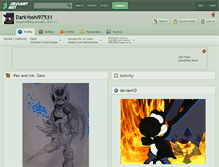 Tablet Screenshot of darkyoshi97531.deviantart.com