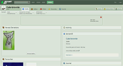Desktop Screenshot of cute-brownie.deviantart.com