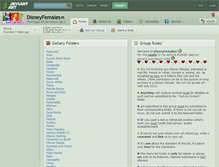 Tablet Screenshot of disneyfemales.deviantart.com