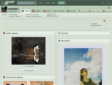 Tablet Screenshot of meladori.deviantart.com