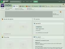 Tablet Screenshot of chibipaint.deviantart.com