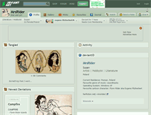 Tablet Screenshot of mrsrider.deviantart.com