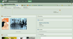 Desktop Screenshot of kaptive-anime-kitty.deviantart.com