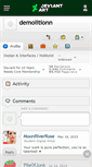 Mobile Screenshot of demolitionn.deviantart.com