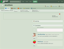 Tablet Screenshot of demolitionn.deviantart.com