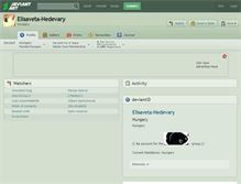 Tablet Screenshot of elisaveta-hedevary.deviantart.com