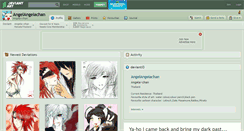 Desktop Screenshot of angelangelachan.deviantart.com