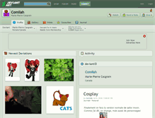 Tablet Screenshot of comilah.deviantart.com
