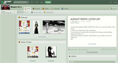 Desktop Screenshot of bleach-oc.deviantart.com