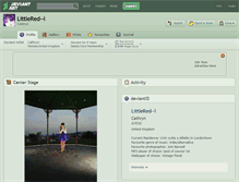 Tablet Screenshot of littlered--l.deviantart.com
