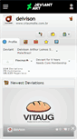 Mobile Screenshot of deivison.deviantart.com