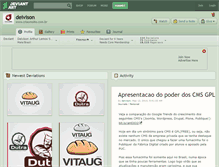 Tablet Screenshot of deivison.deviantart.com