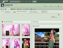 Tablet Screenshot of paumarmota.deviantart.com