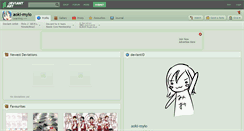 Desktop Screenshot of aoki-myio.deviantart.com