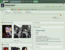 Tablet Screenshot of nataliya-dragon.deviantart.com