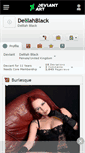 Mobile Screenshot of delilahblack.deviantart.com