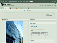 Tablet Screenshot of blacksutyka.deviantart.com