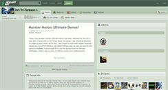 Desktop Screenshot of mh-tri-fanbase.deviantart.com
