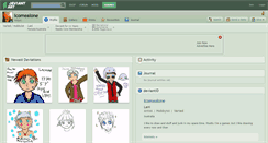 Desktop Screenshot of icomealone.deviantart.com
