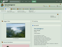 Tablet Screenshot of harryindulgence.deviantart.com