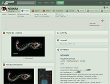 Tablet Screenshot of neokira.deviantart.com