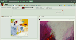 Desktop Screenshot of cadiou.deviantart.com